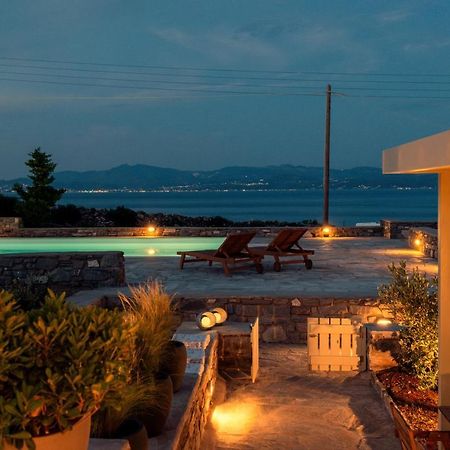 Kallirroe Deluxe Villa With Sea View And Pool Хриси-Акти Экстерьер фото